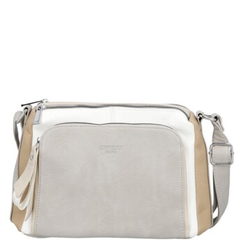 Dámská crossbody kabelka šedá/béžová - Firenze Joelle