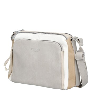 Dámská crossbody kabelka šedá/béžová - Firenze Joelle