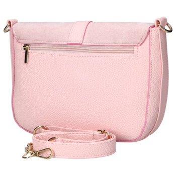 Dámská crossbody kabelka růžová - Laura Biaggi Gana