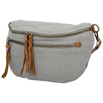 Dámská ledvinka šedá - Paolo bags Eloise