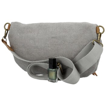 Dámská ledvinka šedá - Paolo bags Eloise
