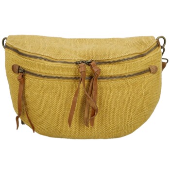 Dámská ledvinka žlutá - Paolo bags Eloise