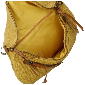 Dámská ledvinka žlutá - Paolo bags Eloise