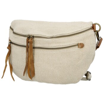 Dámská ledvinka krémová - Paolo bags Eloise