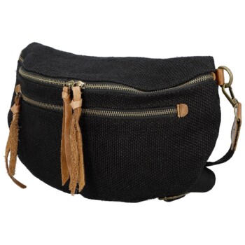 Dámská ledvinka černá - Paolo bags Eloise