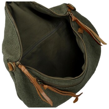 Dámská ledvinka tmavě zelená - Paolo bags Eloise