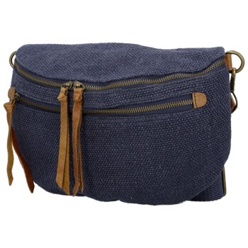 Dámská ledvinka tmavě modrá - Paolo bags Eloise