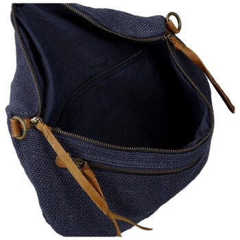 Dámská ledvinka tmavě modrá - Paolo bags Eloise