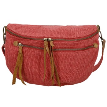 Dámská ledvinka červená - Paolo bags Eloise
