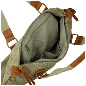 Dámská kabelka přes rameno světle zelená - Paolo bags Disma