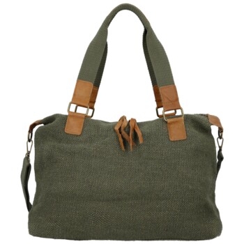 Dámská kabelka přes rameno tmavě zelená - Paolo bags Disma