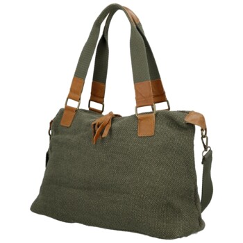 Dámská kabelka přes rameno tmavě zelená - Paolo bags Disma