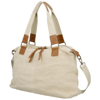 Dámská kabelka přes rameno krémová - Paolo bags Disma