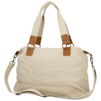 Dámská kabelka přes rameno krémová - Paolo bags Disma