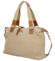 Dámská kabelka přes rameno béžová - Paolo bags Disma