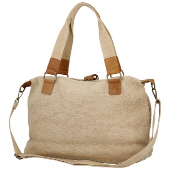 Dámská kabelka přes rameno béžová - Paolo bags Disma