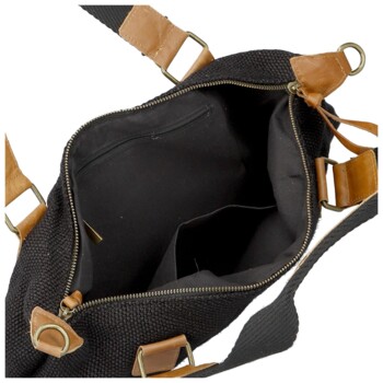 Dámská kabelka přes rameno černá - Paolo bags Disma