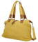Dámská kabelka přes rameno žlutá - Paolo bags Disma