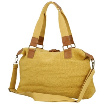 Dámská kabelka přes rameno žlutá - Paolo bags Disma