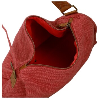 Dámská crossbody kabelka červená - Paolo bags Lajana