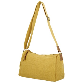 Dámská crossbody kabelka žlutá - Paolo bags Lajana