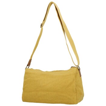 Dámská crossbody kabelka žlutá - Paolo bags Lajana