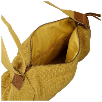 Dámská crossbody kabelka žlutá - Paolo bags Lajana