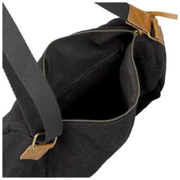 Dámská crossbody kabelka černá - Paolo bags Lajana