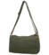 Dámská crossbody kabelka tmavě zelená - Paolo bags Lajana