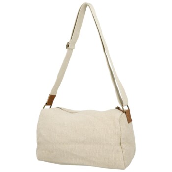 Dámská crossbody kabelka krémová - Paolo bags Lajana
