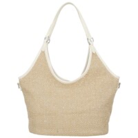 Dámská kabelka na rameno krémová - Paolo bags River