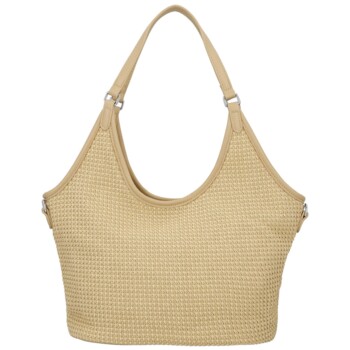 Dámská kabelka na rameno béžová - Paolo bags River
