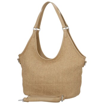 Dámská kabelka na rameno khaki - Paolo bags River