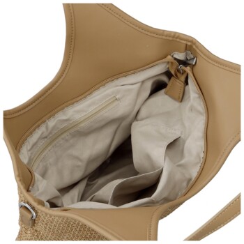 Dámská kabelka na rameno khaki - Paolo bags River