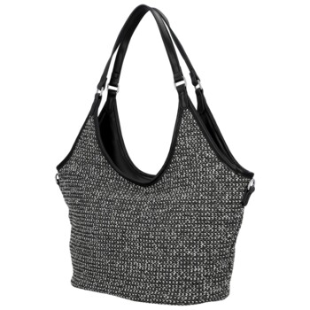 Dámská kabelka na rameno černá - Paolo bags River