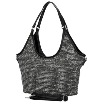 Dámská kabelka na rameno černá - Paolo bags River