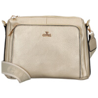 Dámská crossbody kabelka zlatá - Coveri Vangeli