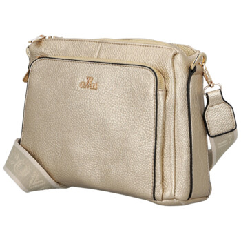 Dámská crossbody kabelka zlatá - Coveri Vangeli