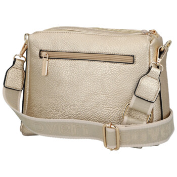 Dámská crossbody kabelka zlatá - Coveri Vangeli