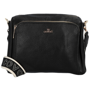 Dámská crossbody kabelka černá - Coveri Vangeli