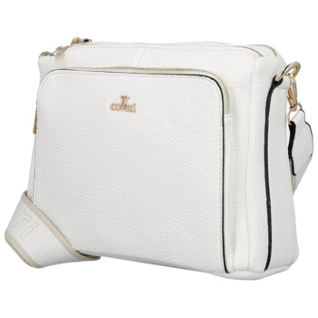 Dámská crossbody kabelka bílá - Coveri Vangeli