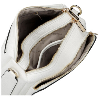 Dámská crossbody kabelka bílá - Coveri Vangeli