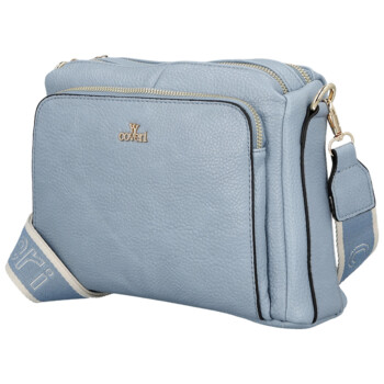 Dámská crossbody kabelka světle modrá - Coveri Vangeli