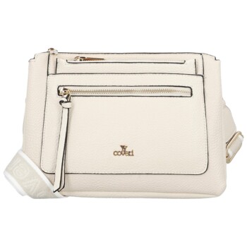 Dámská crossbody kabelka krémová - Coveri Kloe