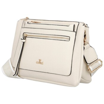 Dámská crossbody kabelka krémová - Coveri Kloe