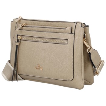 Dámská crossbody kabelka béžová - Coveri Kloe