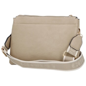 Dámská crossbody kabelka béžová - Coveri Kloe