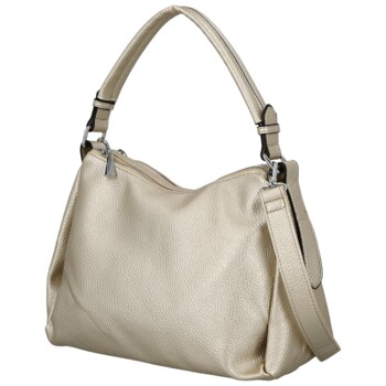 Dámská kabelka na rameno zlatá - Coveri Klaudia