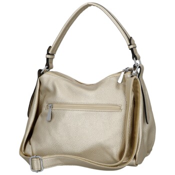 Dámská kabelka na rameno zlatá - Coveri Klaudia