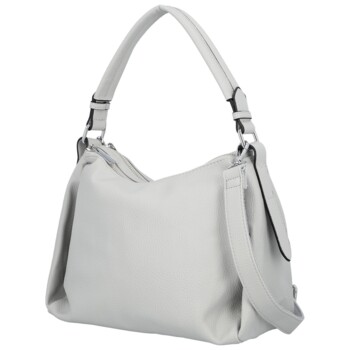 Dámská kabelka na rameno světle šedá - Coveri Klaudia